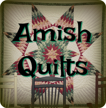 Amish star quilt