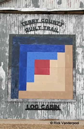 Log Cabin quilt block