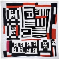 Gees Bend 
Blocks, strips, strings, & half squares quilt