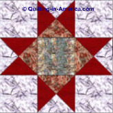 Lone Star quilt block