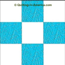 Nine-Patch quilt block