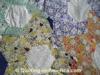 Vintage Star Flower quilt blocks closeup