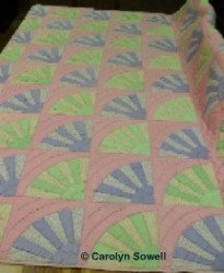 Carolyn Sowell Grandmothers Fan quilt