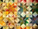Delightful color play patchwork