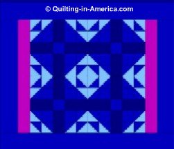 Hen and Chickens quilt top