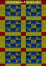 shoo-fly quilt top