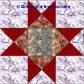 Lone Star quilt block